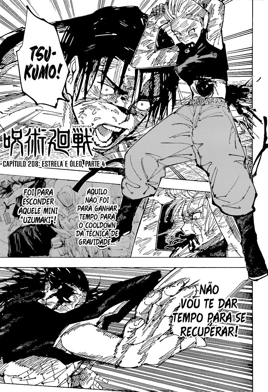 Jujutsu Kaisen — Cap. 208, pág. 3