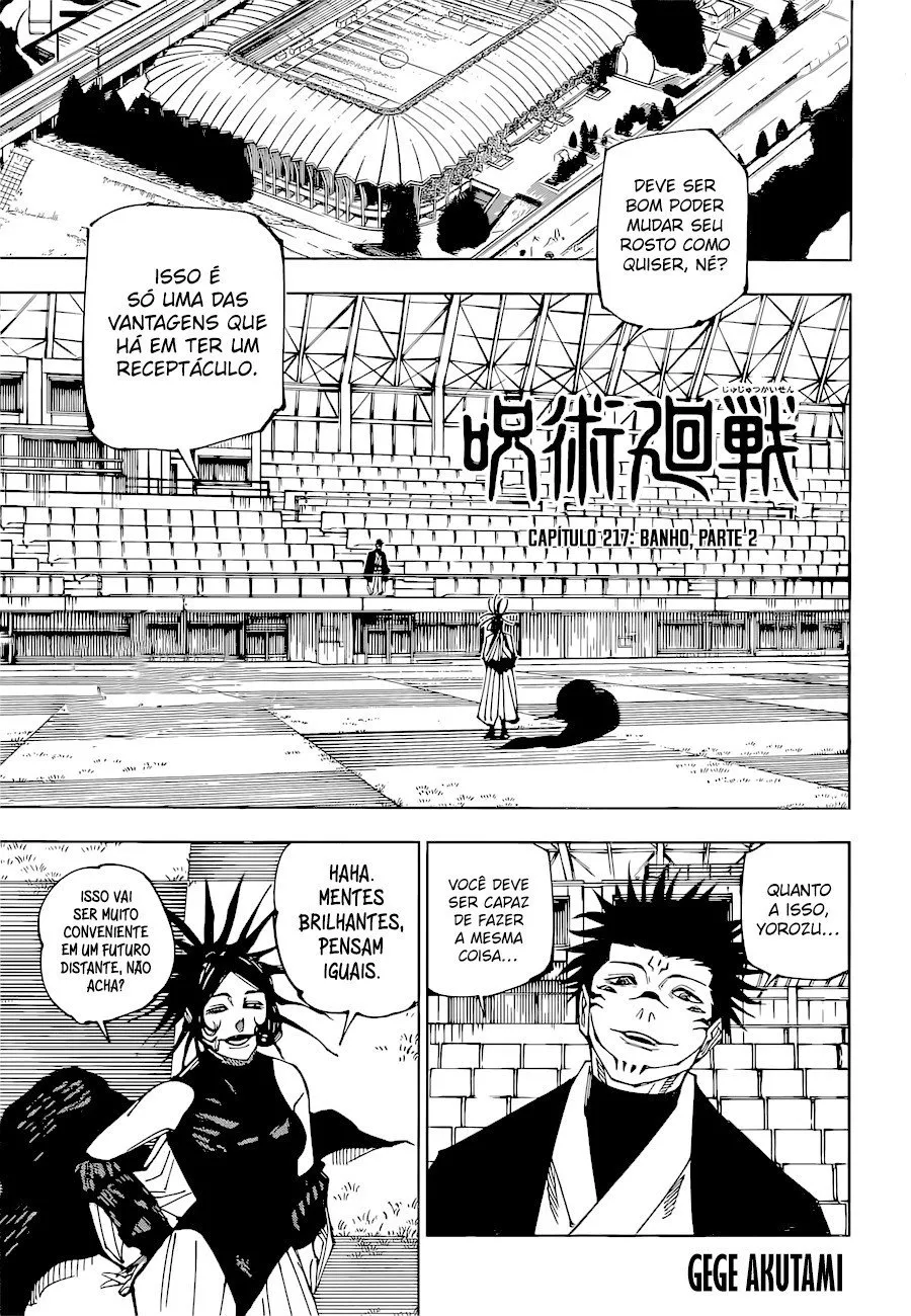 Jujutsu Kaisen — Cap. 217, pág. 3