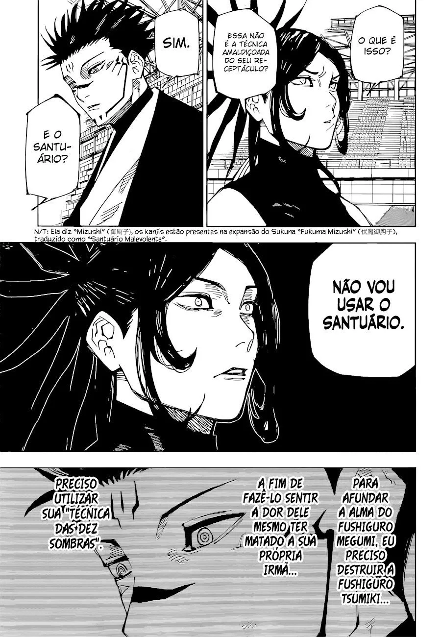 Jujutsu Kaisen — Cap. 217, pág. 16