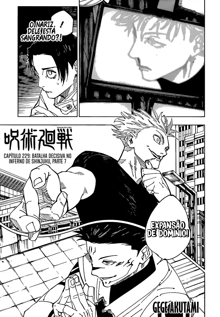 Jujutsu Kaisen — Cap. 229, pág. 3