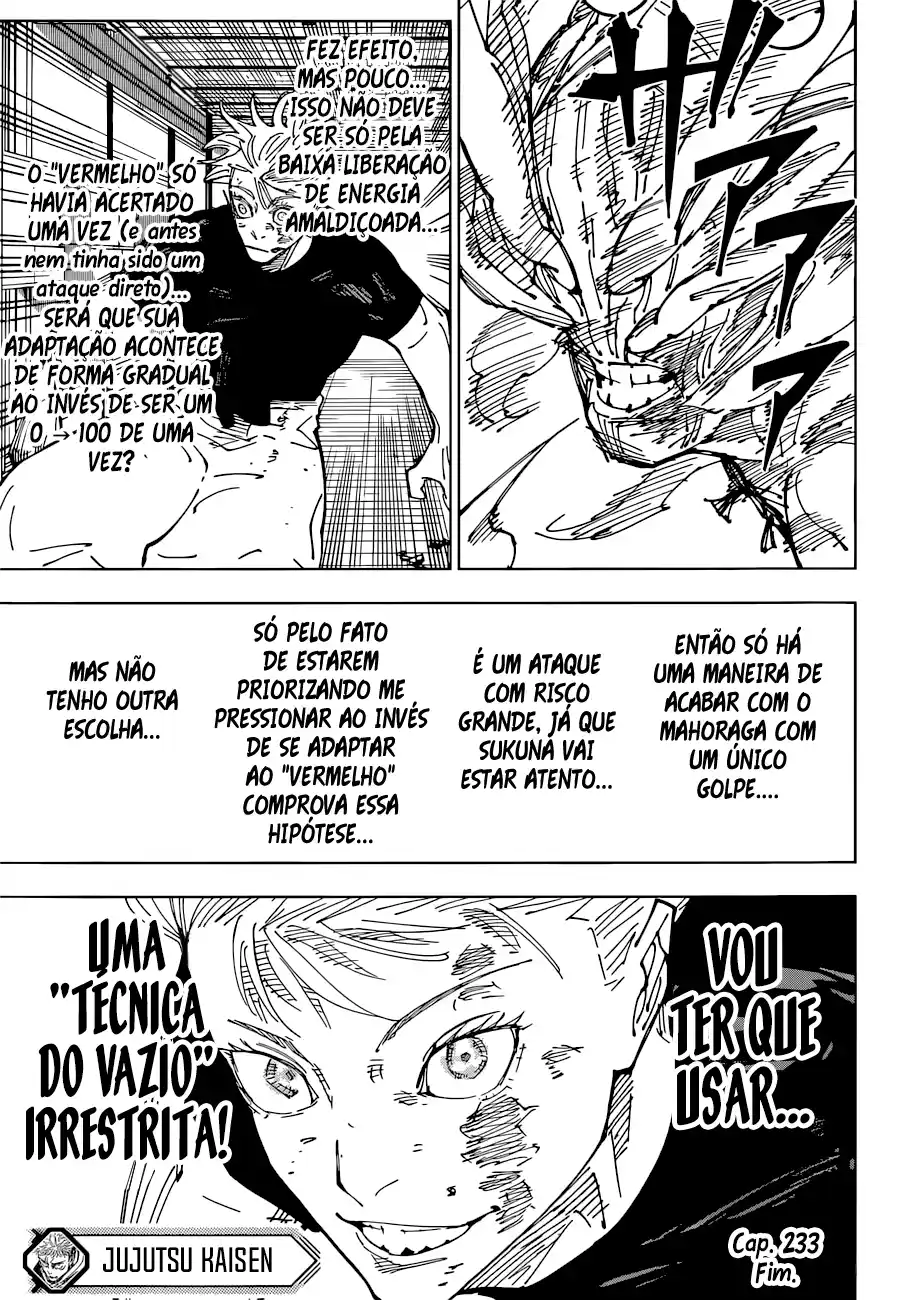 Jujutsu Kaisen — Cap. 233, pág. 20