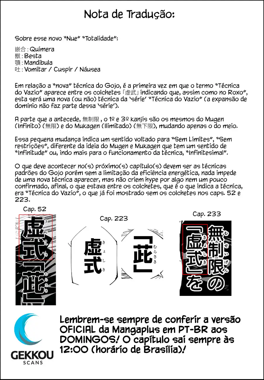 Jujutsu Kaisen — Cap. 233, pág. 21