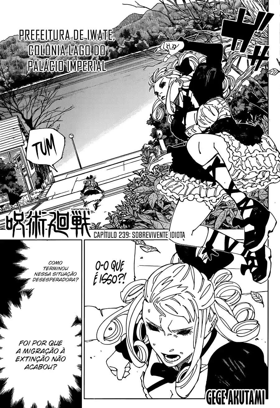 Jujutsu Kaisen — Cap. 239, pág. 3