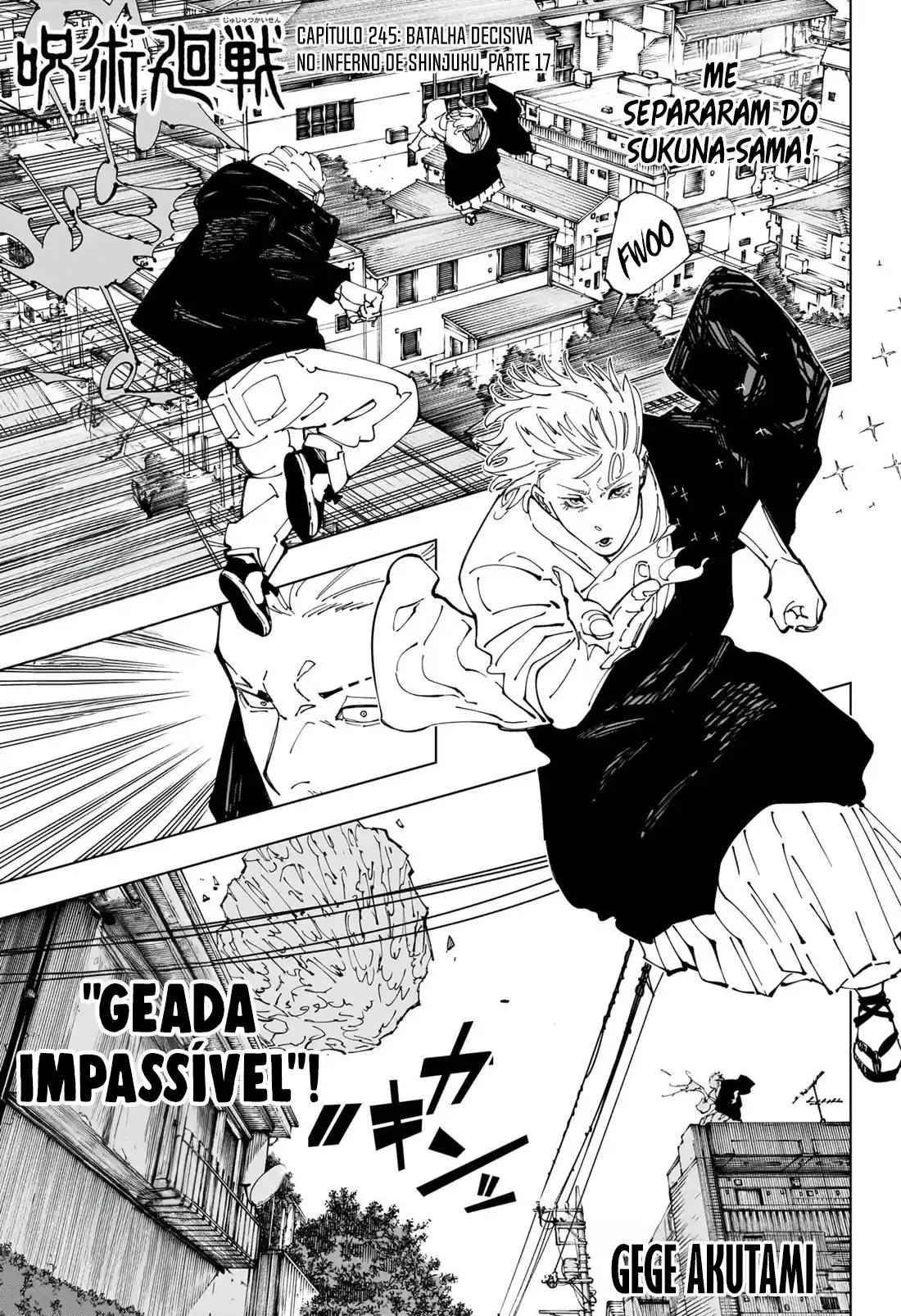 Jujutsu Kaisen — Cap. 245, pág. 3