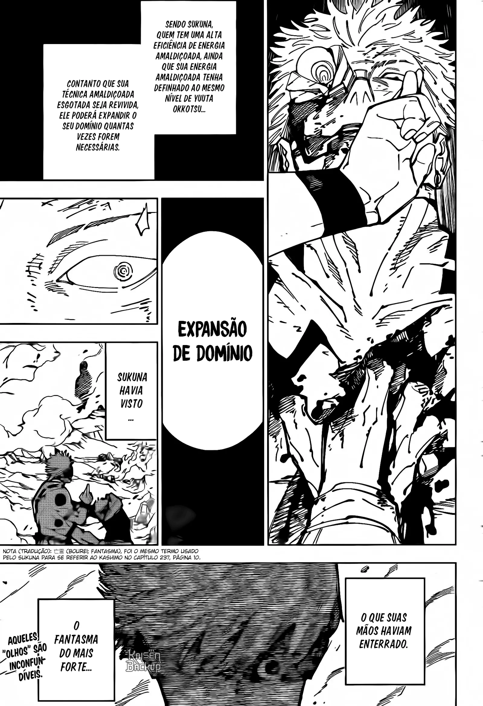 Jujutsu Kaisen — Cap. 260, pág. 17