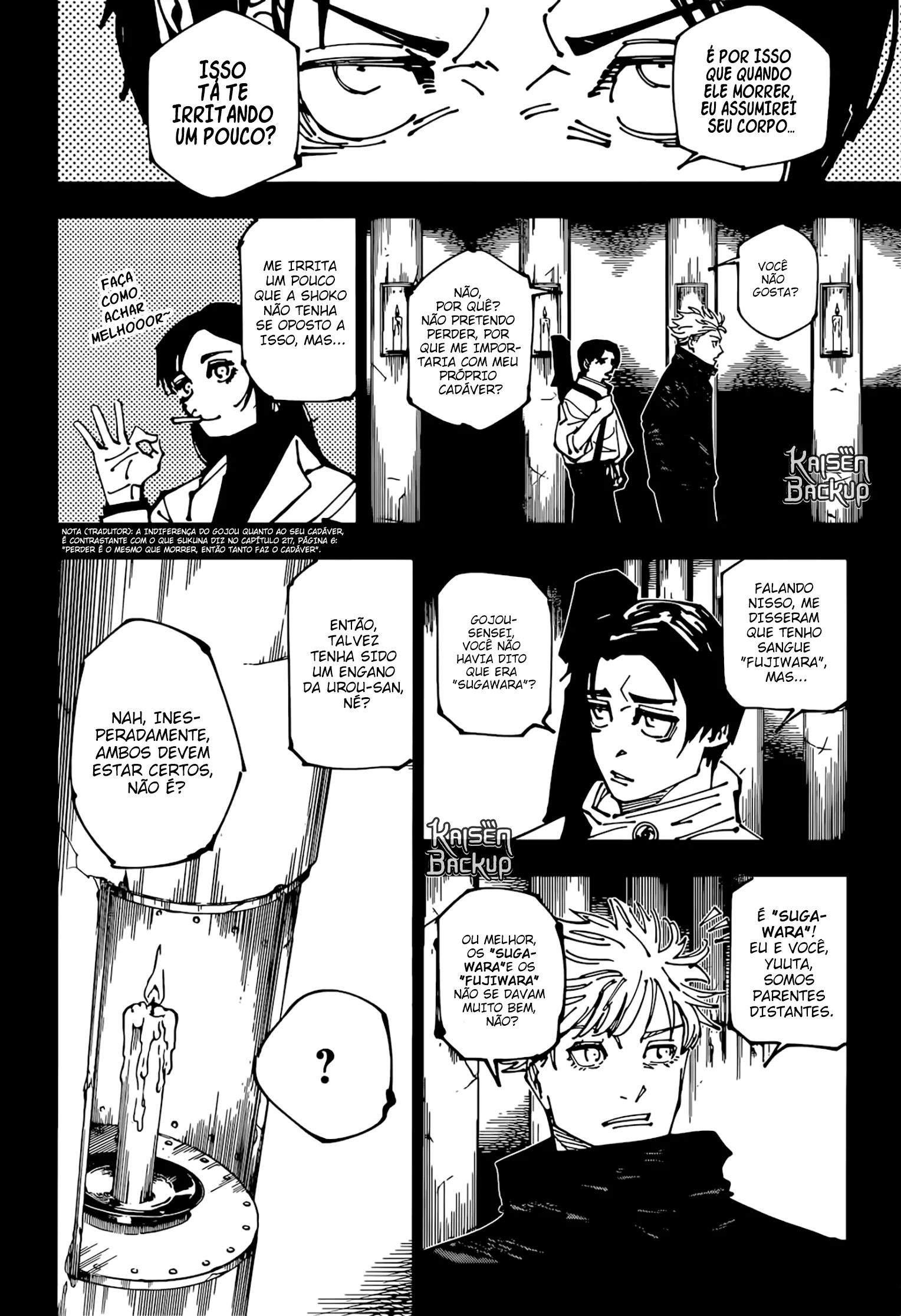 Jujutsu Kaisen — Cap. 261, pág. 8