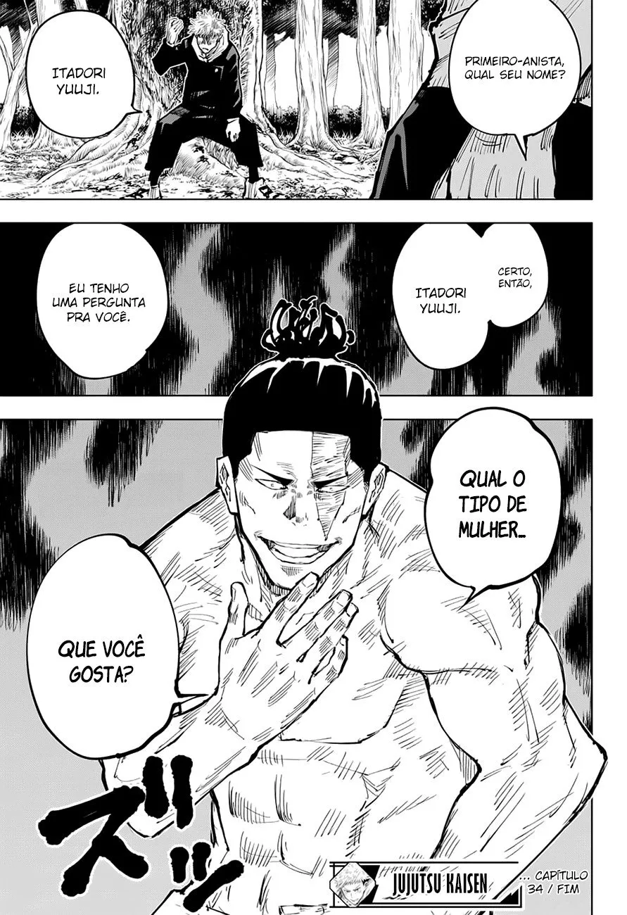 Jujutsu Kaisen — Cap. 34, pág. 18