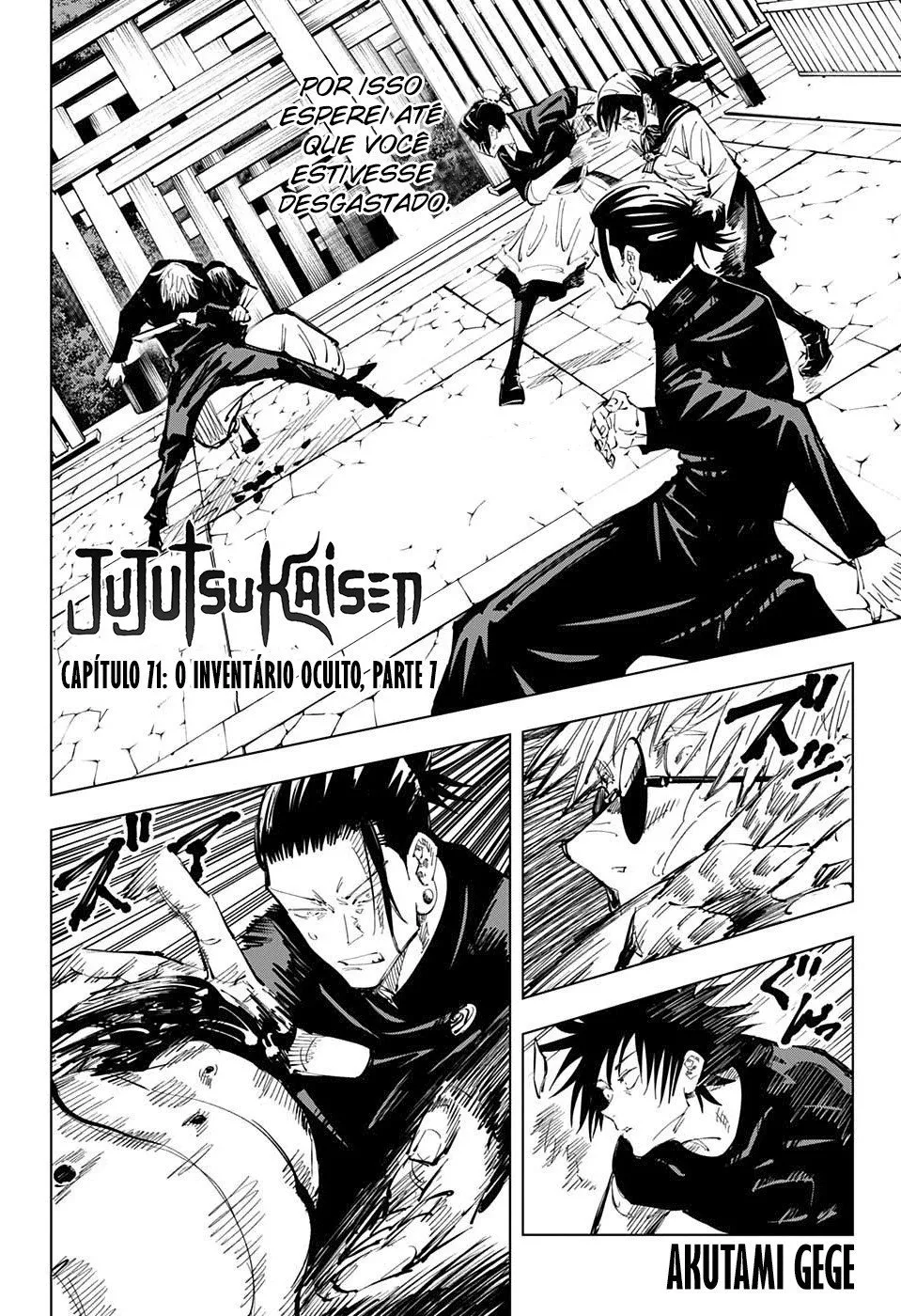 Jujutsu Kaisen — Cap. 71, pág. 3