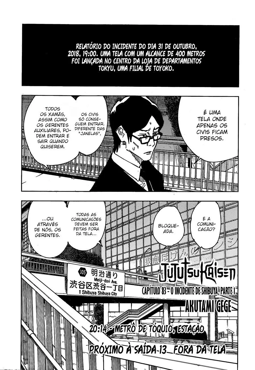 Jujutsu Kaisen — Cap. 83, pág. 3