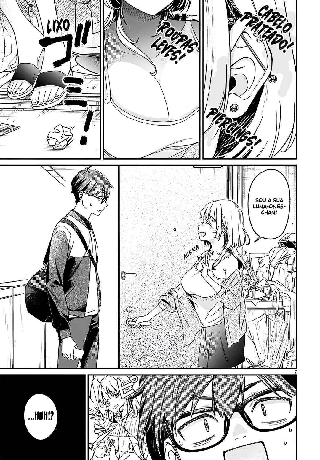 Kuse Tsuyo Kanojo wa Toko ni Izanau — Cap. 1, pág. 7