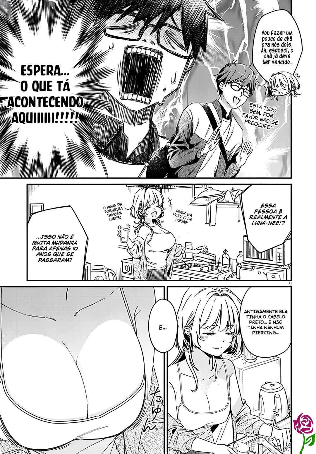 Kuse Tsuyo Kanojo wa Toko ni Izanau — Cap. 1, pág. 9
