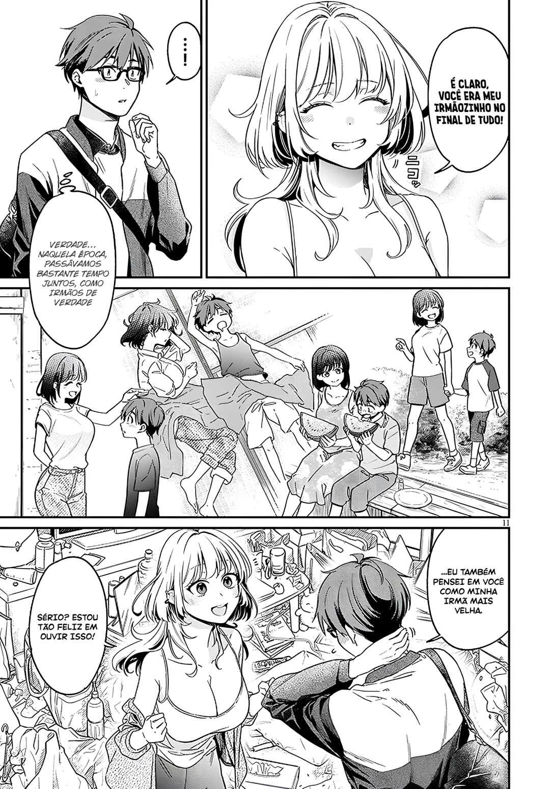 Kuse Tsuyo Kanojo wa Toko ni Izanau — Cap. 1, pág. 11