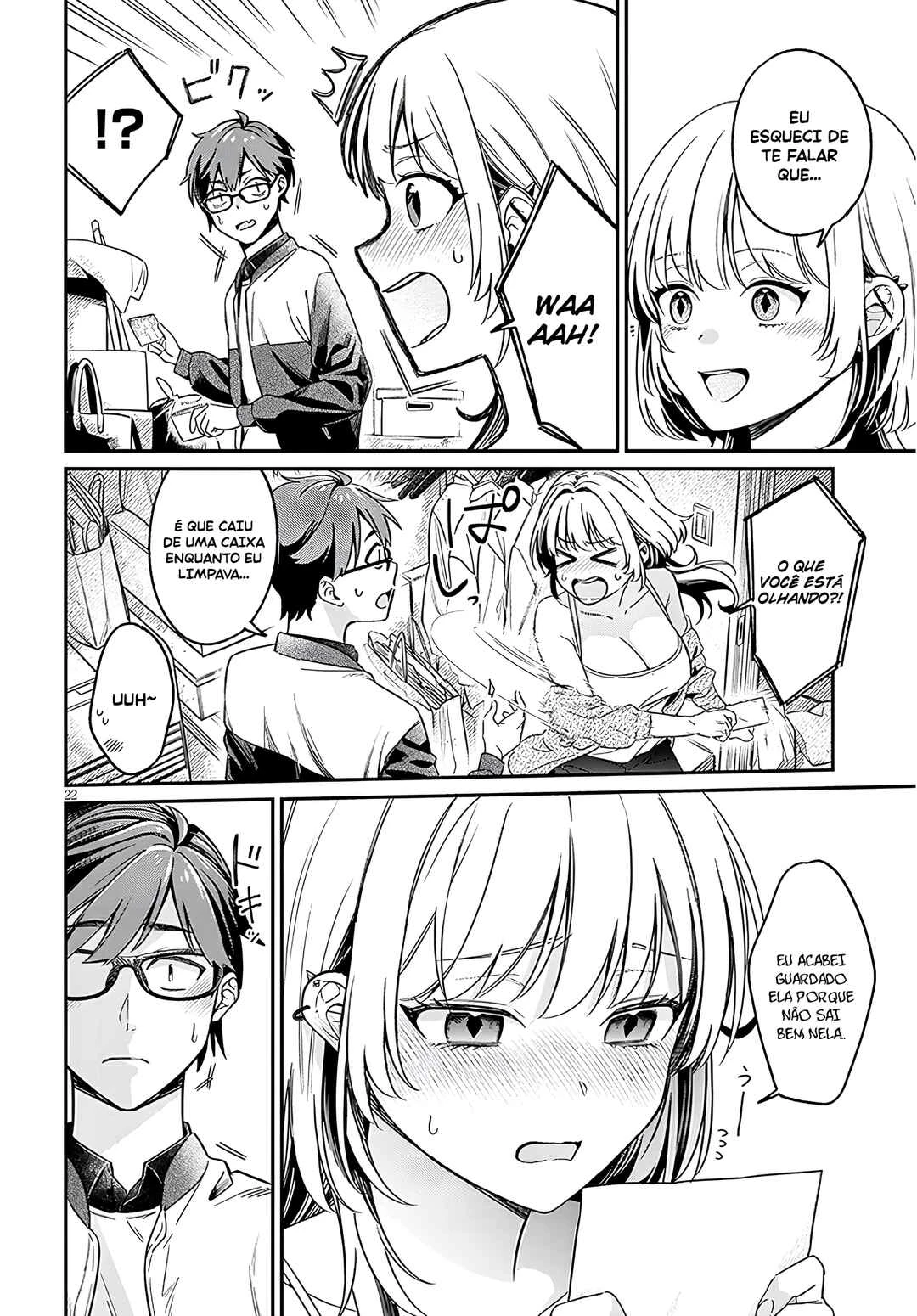 Kuse Tsuyo Kanojo wa Toko ni Izanau — Cap. 1, pág. 22