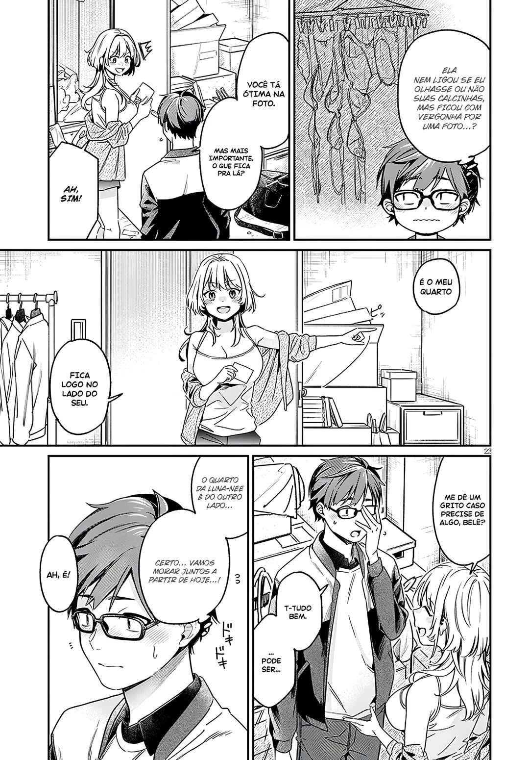 Kuse Tsuyo Kanojo wa Toko ni Izanau — Cap. 1, pág. 23