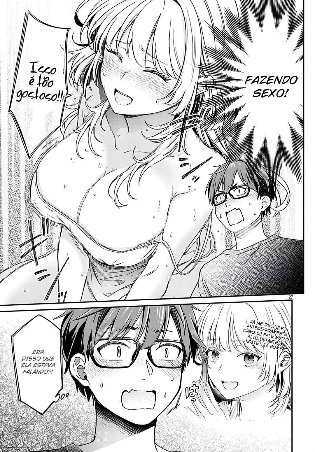 Kuse Tsuyo Kanojo wa Toko ni Izanau — Cap. 1, pág. 27