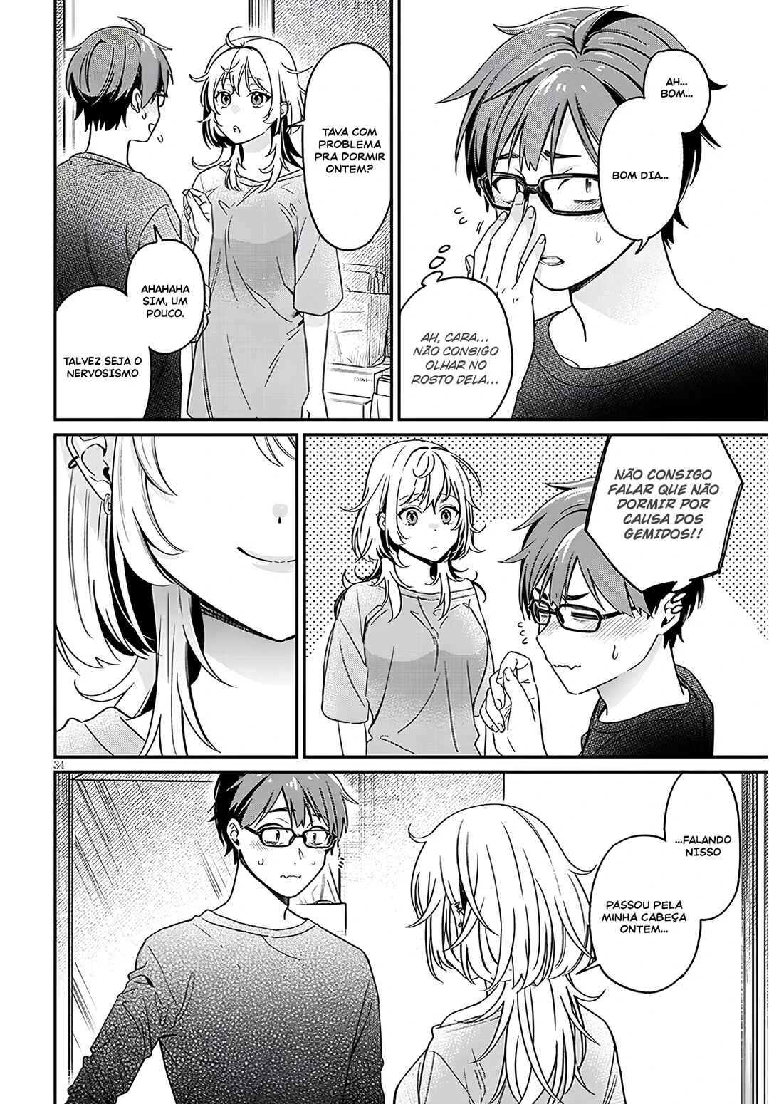 Kuse Tsuyo Kanojo wa Toko ni Izanau — Cap. 1, pág. 34