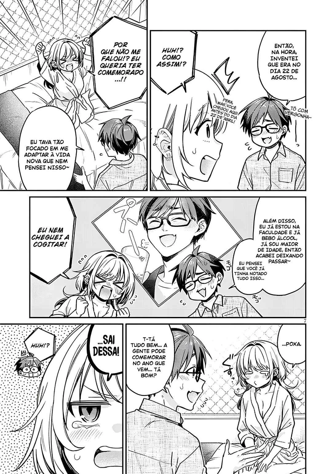 Kuse Tsuyo Kanojo wa Toko ni Izanau — Cap. 11, pág. 8