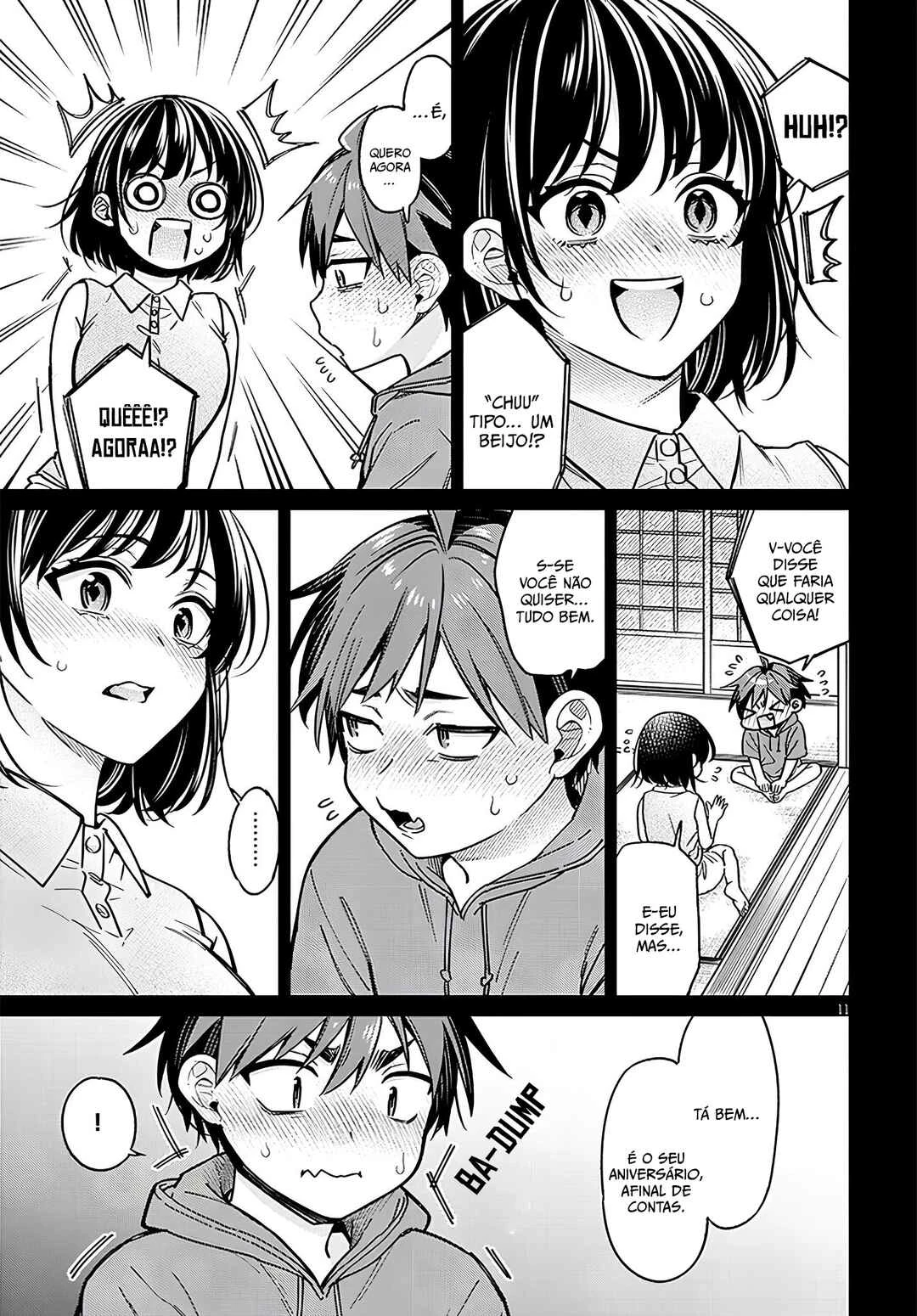 Kuse Tsuyo Kanojo wa Toko ni Izanau — Cap. 11, pág. 12