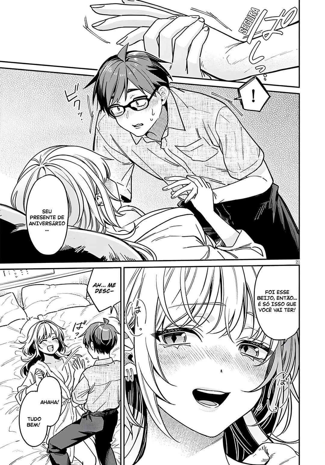 Kuse Tsuyo Kanojo wa Toko ni Izanau — Cap. 11, pág. 22