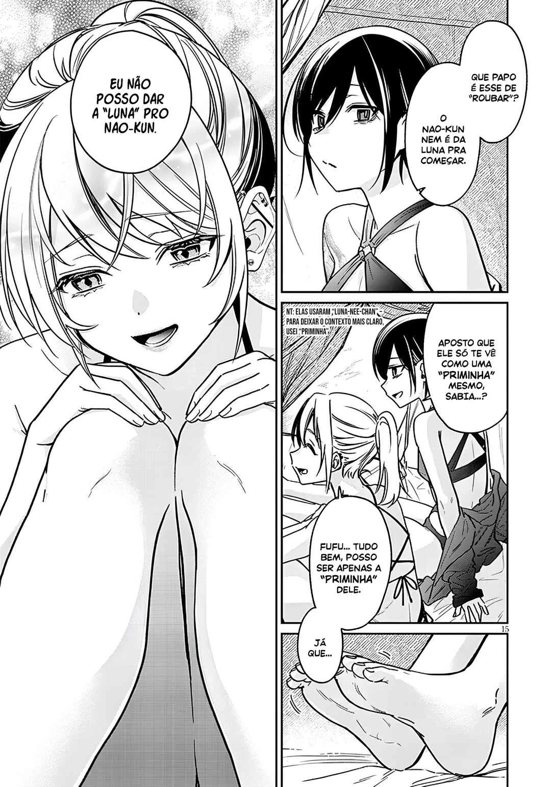Kuse Tsuyo Kanojo wa Toko ni Izanau — Cap. 13, pág. 16