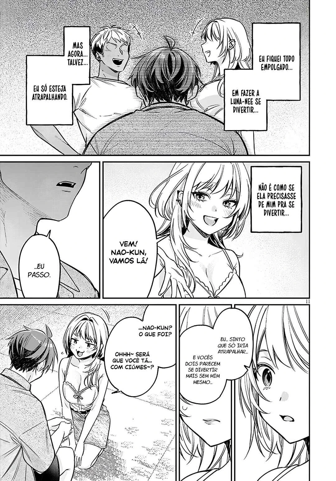 Kuse Tsuyo Kanojo wa Toko ni Izanau — Cap. 14, pág. 12