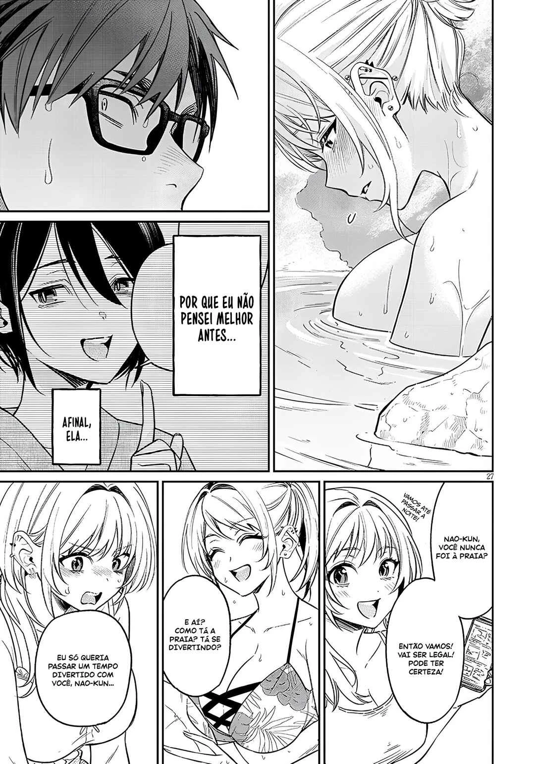 Kuse Tsuyo Kanojo wa Toko ni Izanau — Cap. 14, pág. 28