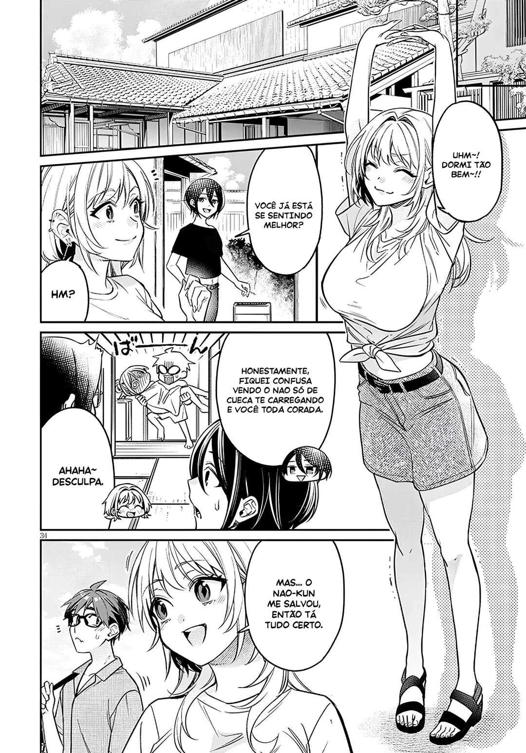 Kuse Tsuyo Kanojo wa Toko ni Izanau — Cap. 14, pág. 35