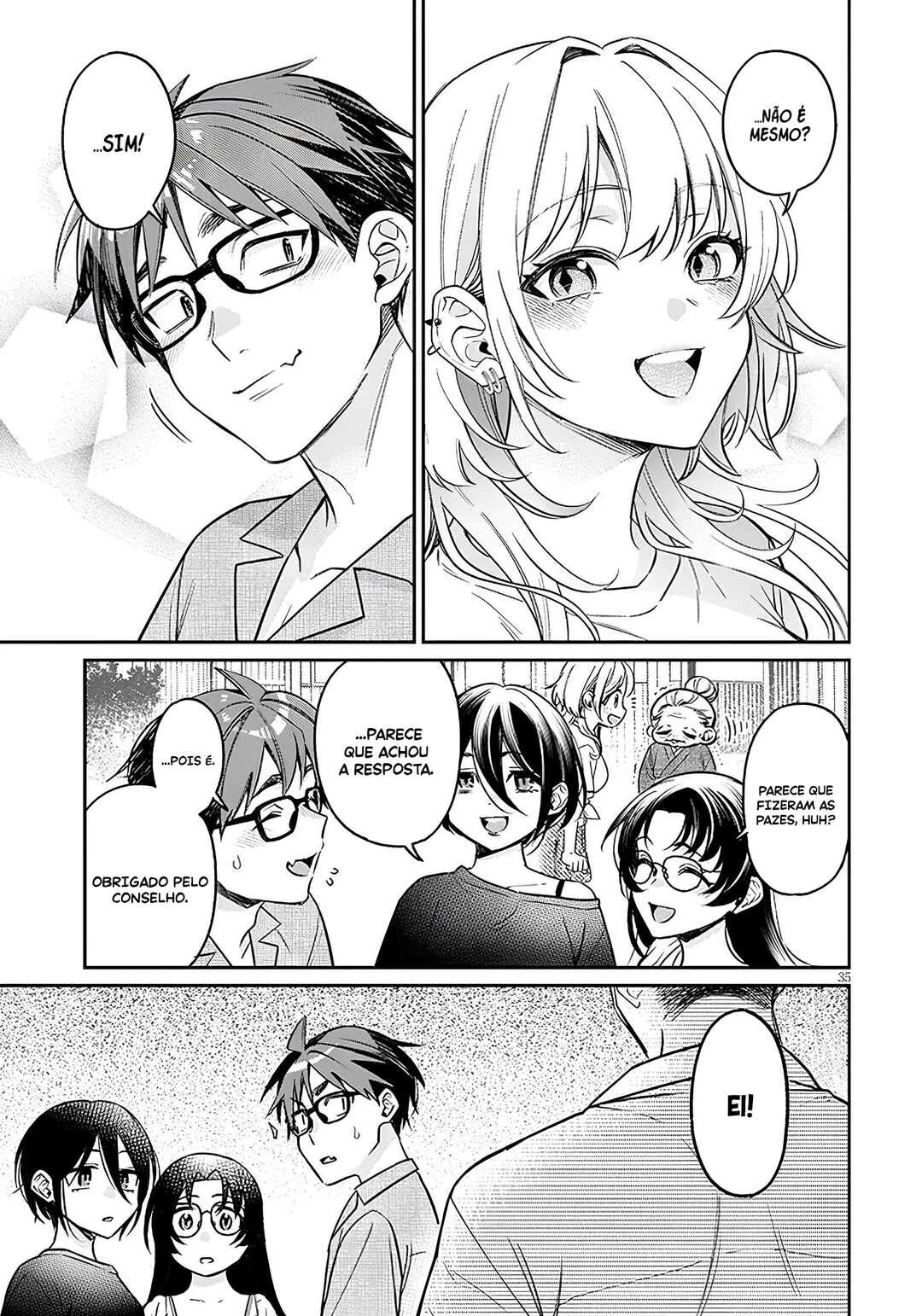 Kuse Tsuyo Kanojo wa Toko ni Izanau — Cap. 14, pág. 36