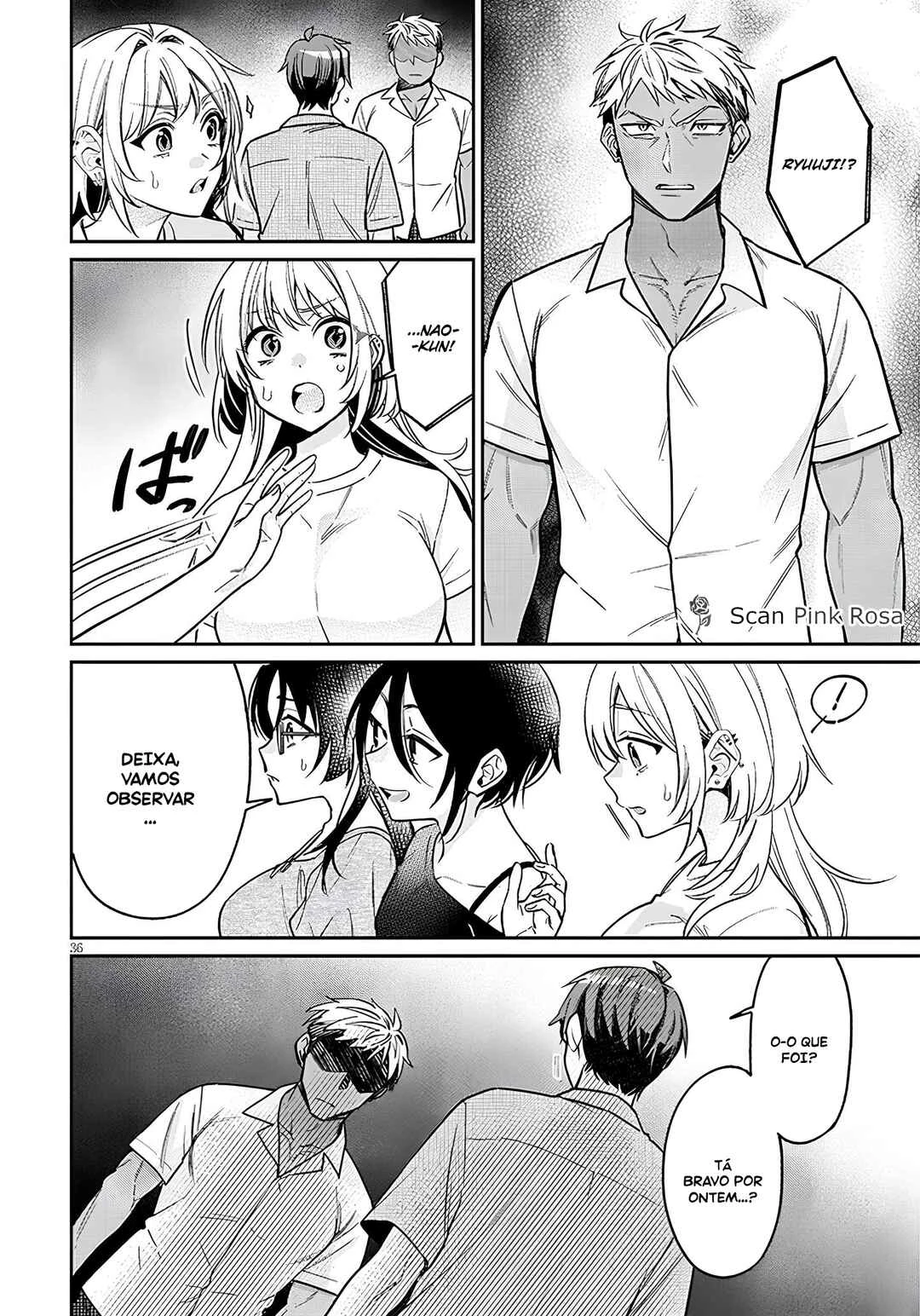 Kuse Tsuyo Kanojo wa Toko ni Izanau — Cap. 14, pág. 37