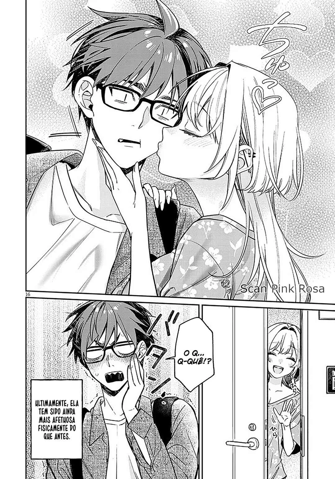 Kuse Tsuyo Kanojo wa Toko ni Izanau — Cap. 16, pág. 17