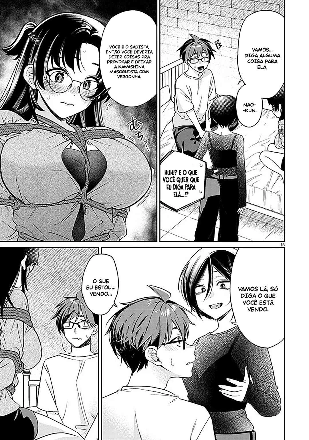 Kuse Tsuyo Kanojo wa Toko ni Izanau — Cap. 17, pág. 16