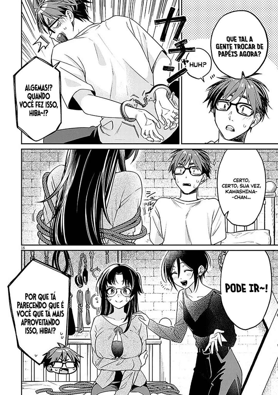 Kuse Tsuyo Kanojo wa Toko ni Izanau — Cap. 17, pág. 19