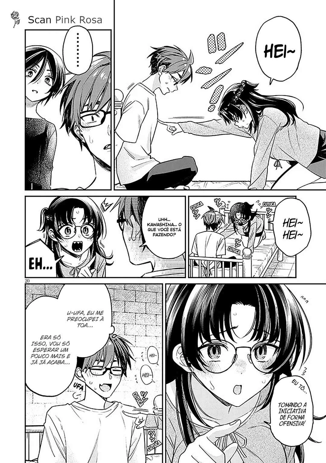 Kuse Tsuyo Kanojo wa Toko ni Izanau — Cap. 17, pág. 21