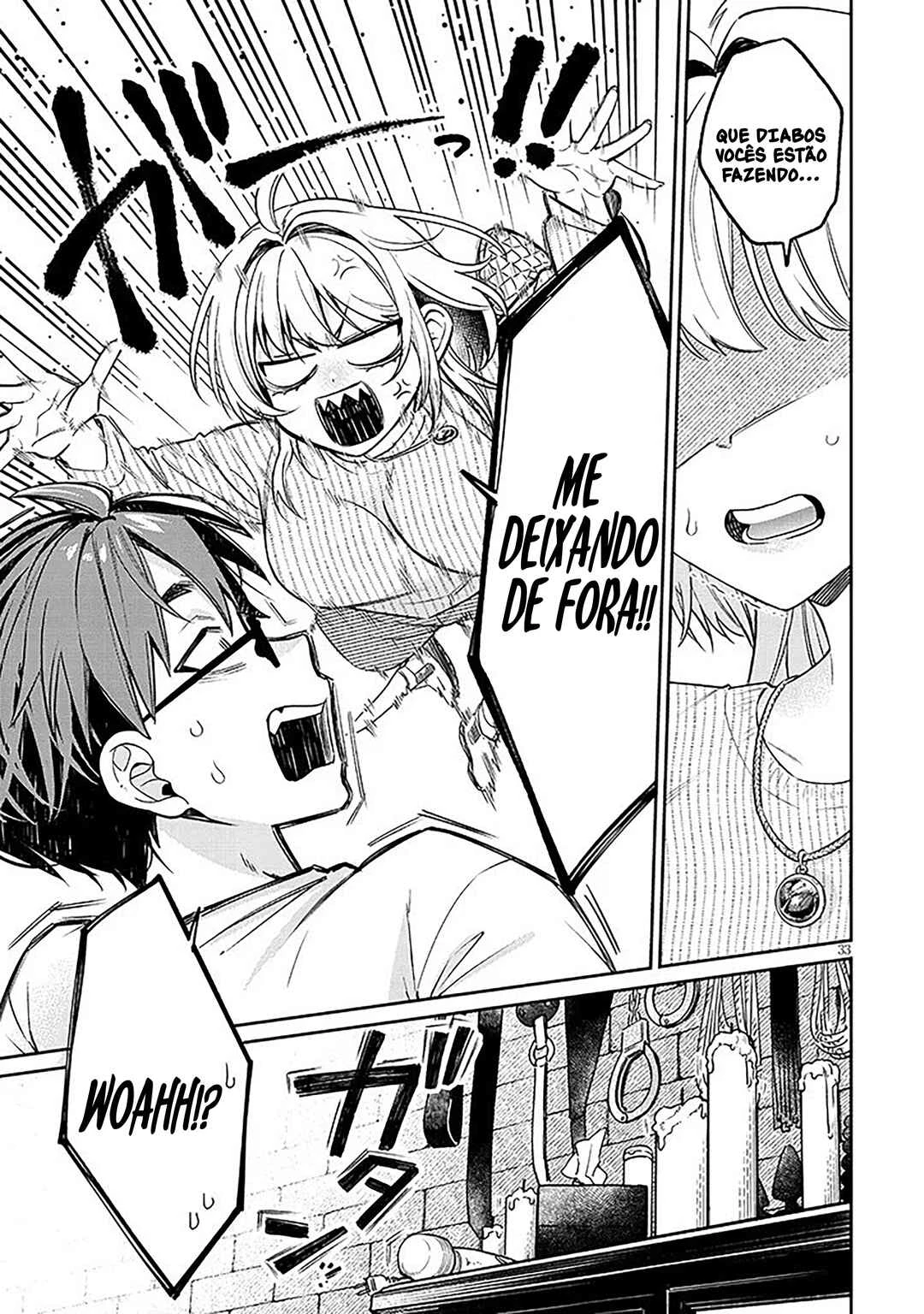 Kuse Tsuyo Kanojo wa Toko ni Izanau — Cap. 17, pág. 34