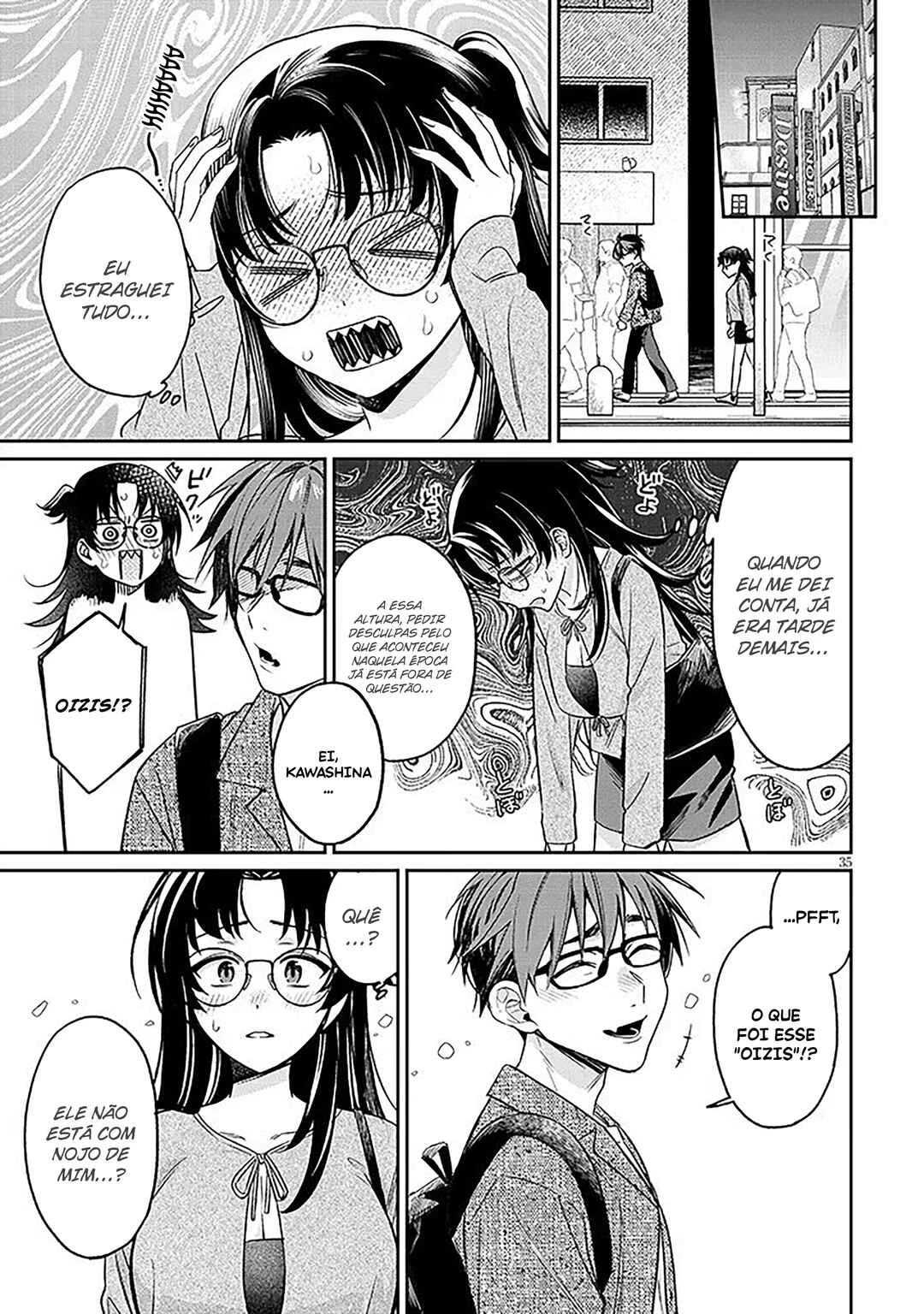 Kuse Tsuyo Kanojo wa Toko ni Izanau — Cap. 17, pág. 36