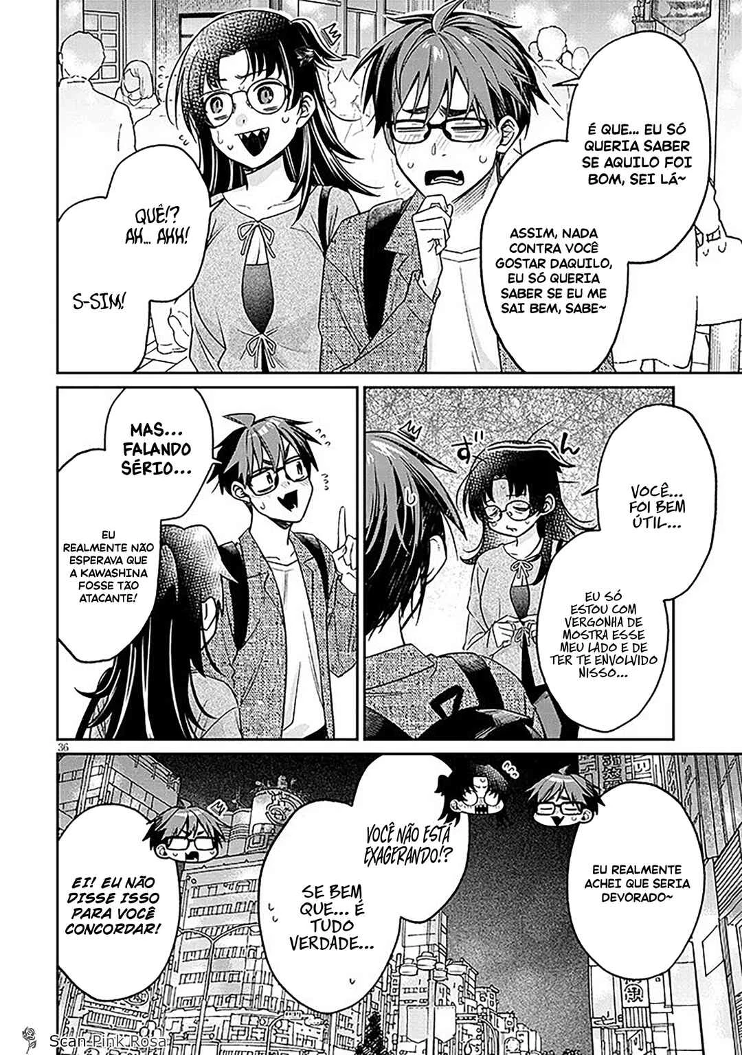 Kuse Tsuyo Kanojo wa Toko ni Izanau — Cap. 17, pág. 37