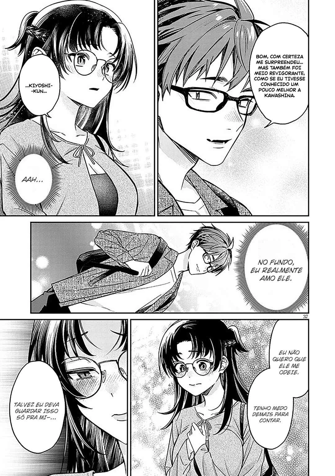 Kuse Tsuyo Kanojo wa Toko ni Izanau — Cap. 17, pág. 38