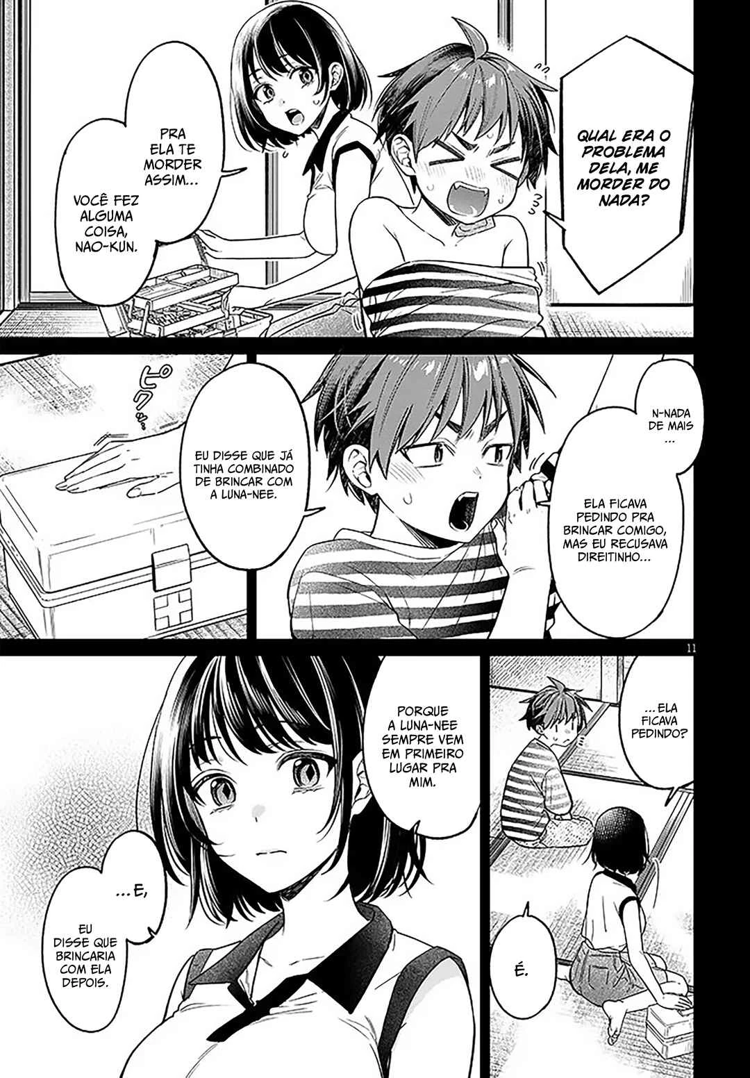 Kuse Tsuyo Kanojo wa Toko ni Izanau — Cap. 18, pág. 12