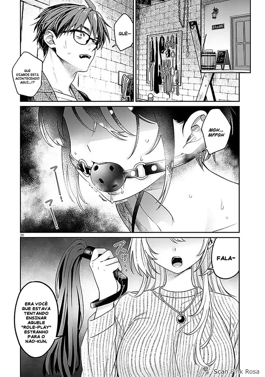 Kuse Tsuyo Kanojo wa Toko ni Izanau — Cap. 18, pág. 21