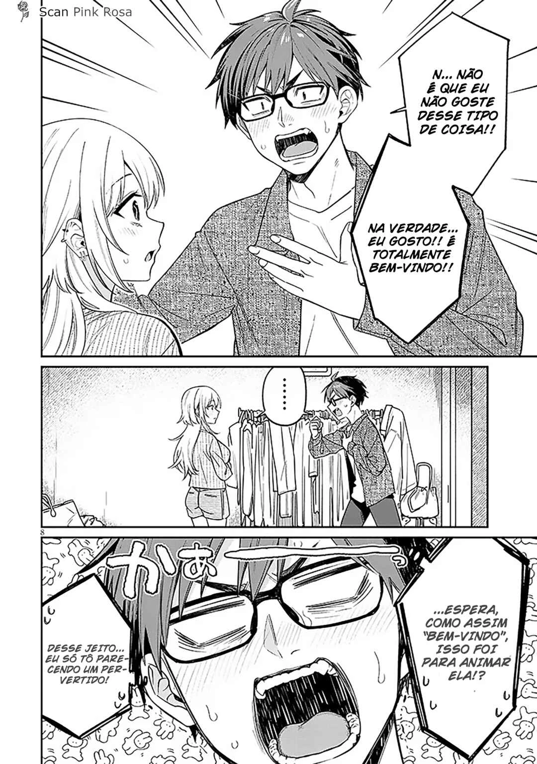 Kuse Tsuyo Kanojo wa Toko ni Izanau — Cap. 19, pág. 9
