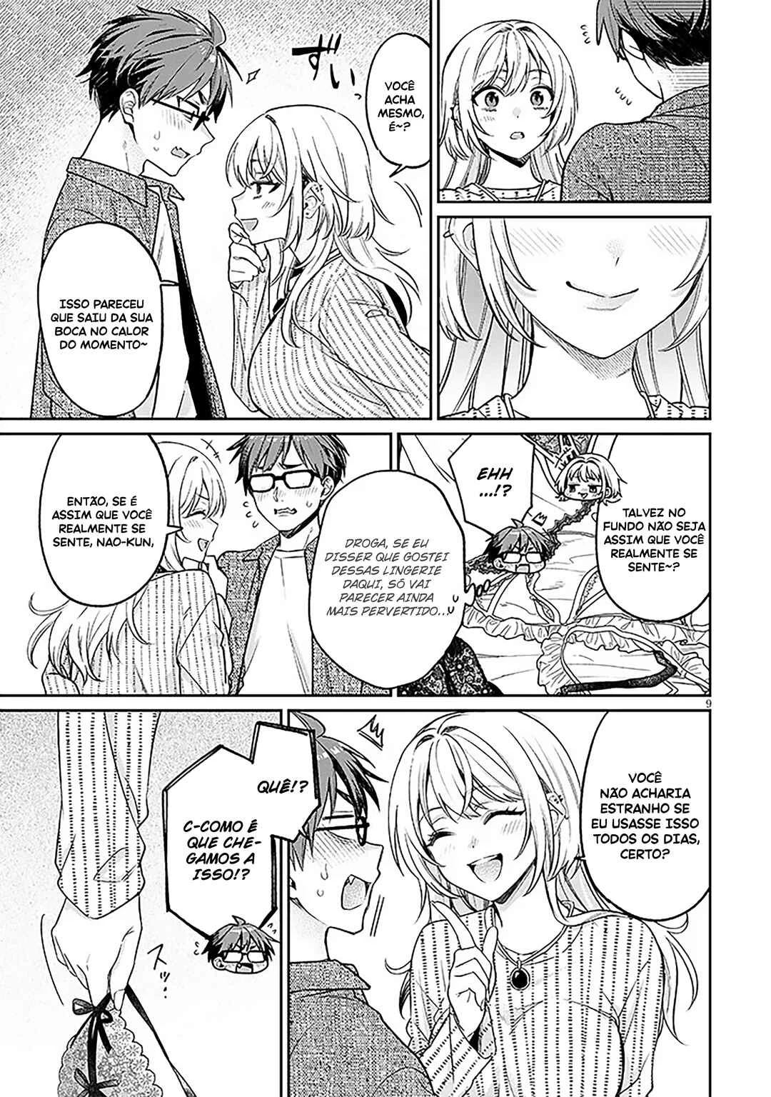 Kuse Tsuyo Kanojo wa Toko ni Izanau — Cap. 19, pág. 10