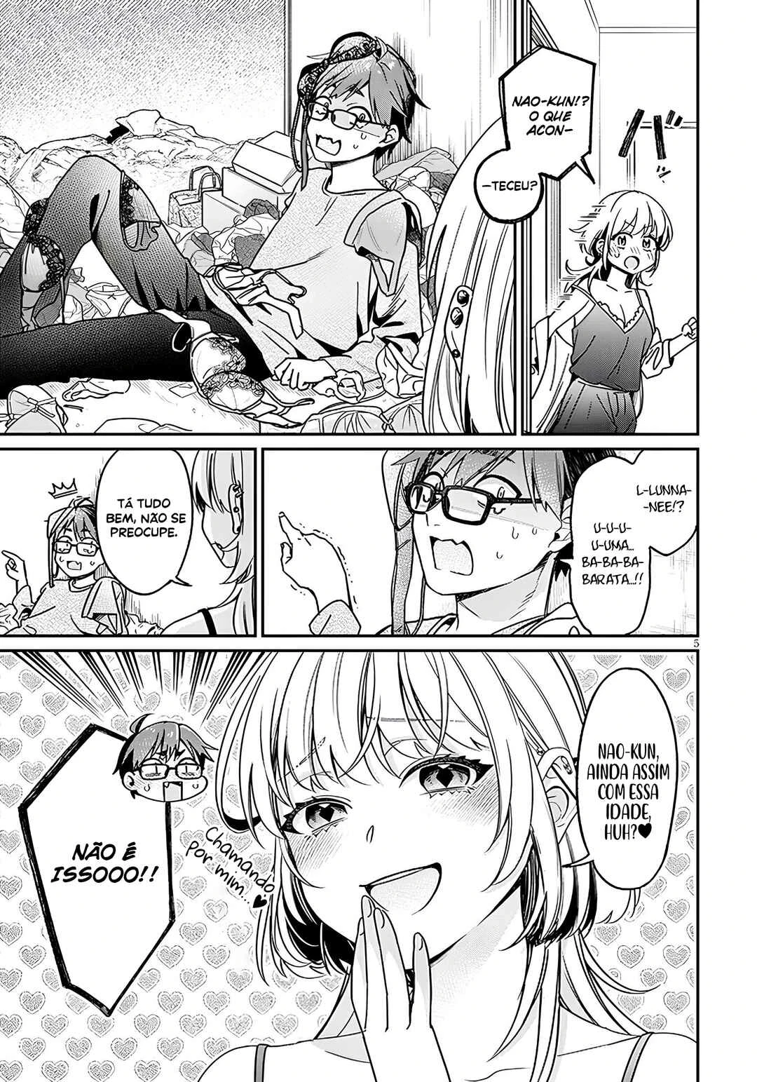 Kuse Tsuyo Kanojo wa Toko ni Izanau — Cap. 3, pág. 6