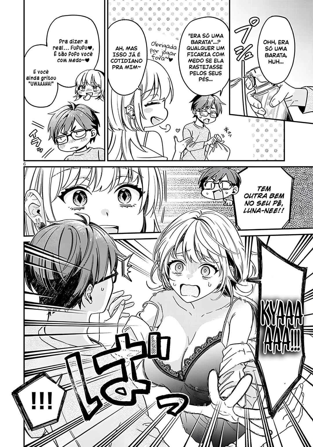 Kuse Tsuyo Kanojo wa Toko ni Izanau — Cap. 3, pág. 7