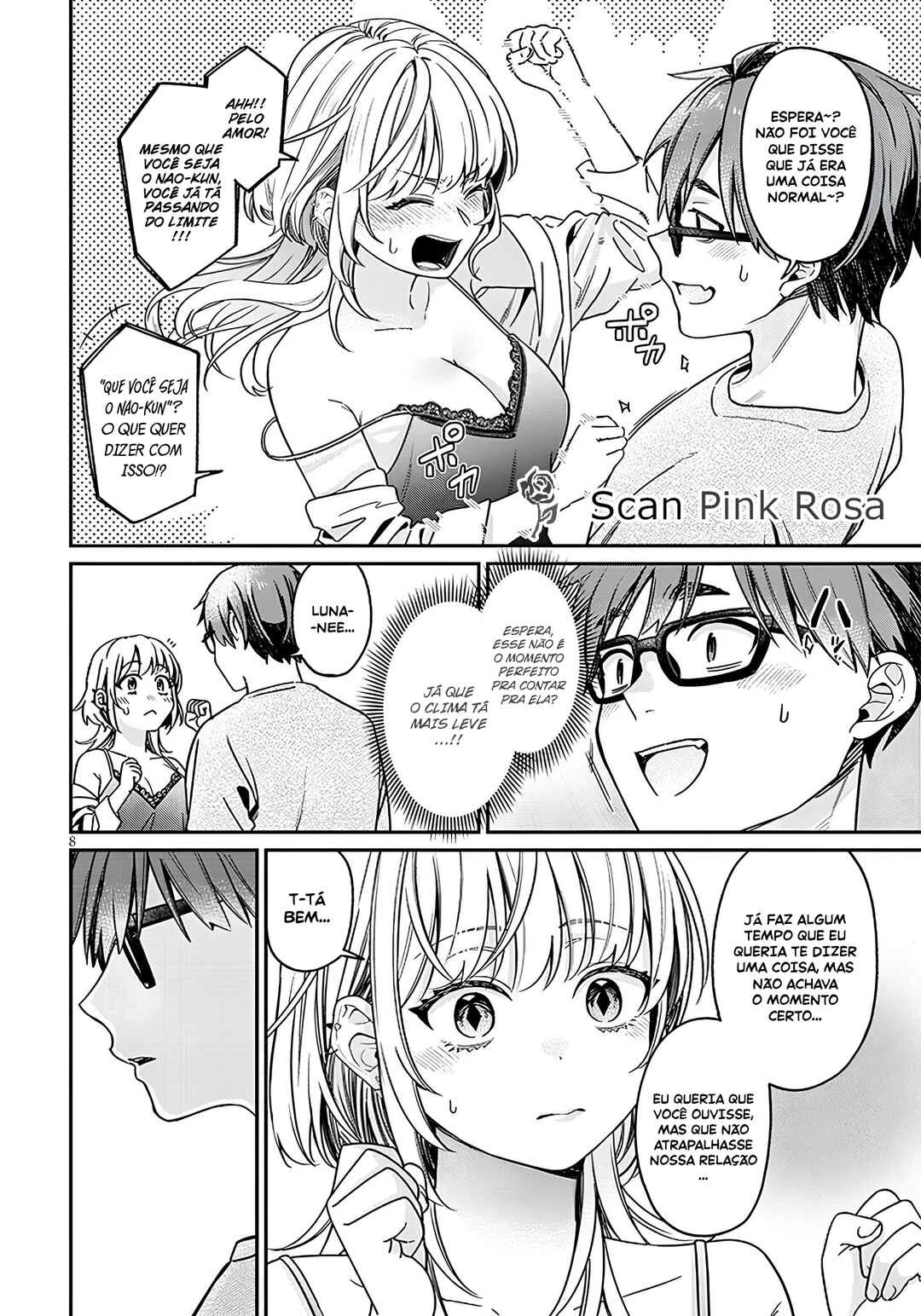 Kuse Tsuyo Kanojo wa Toko ni Izanau — Cap. 3, pág. 9