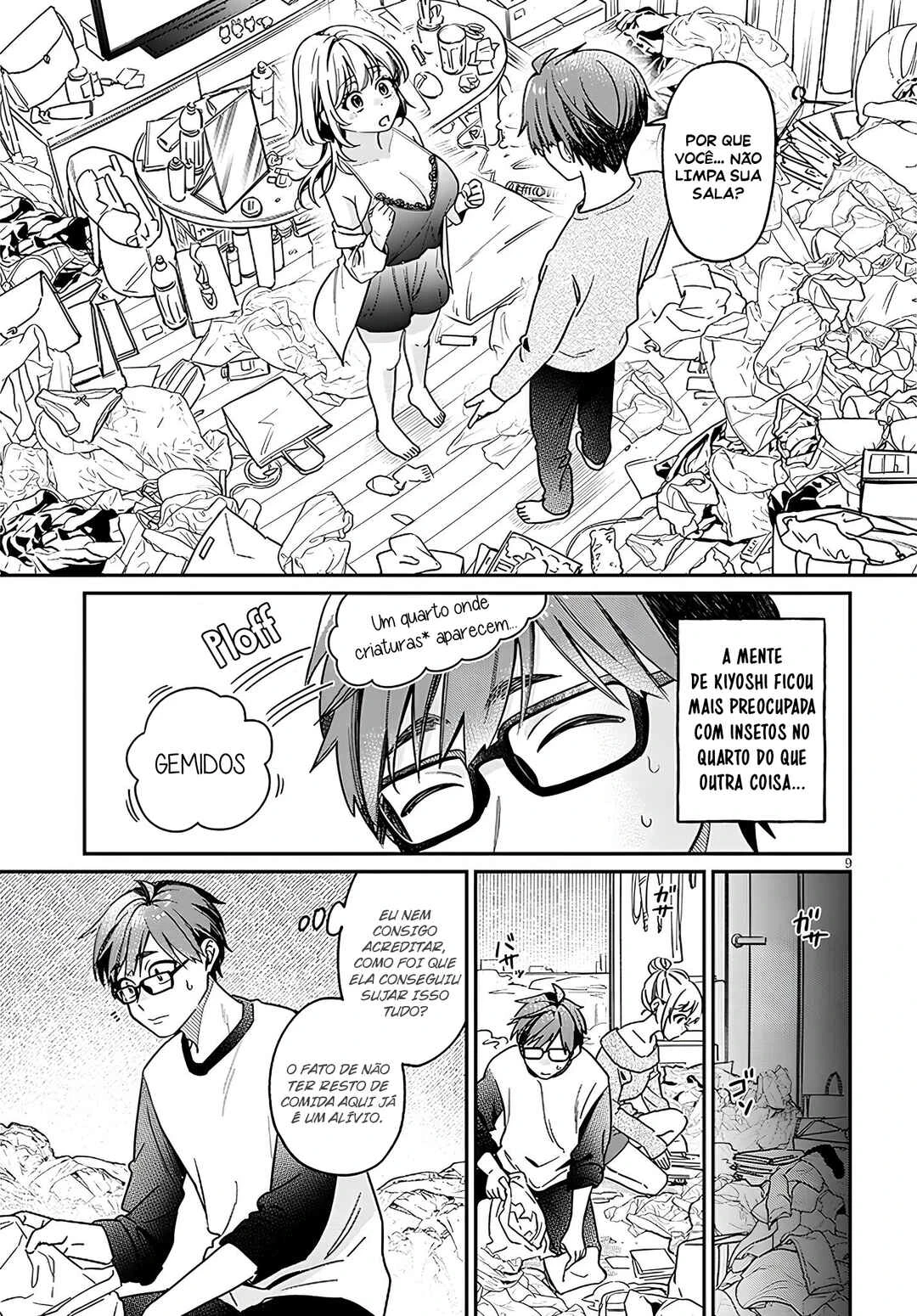 Kuse Tsuyo Kanojo wa Toko ni Izanau — Cap. 3, pág. 10