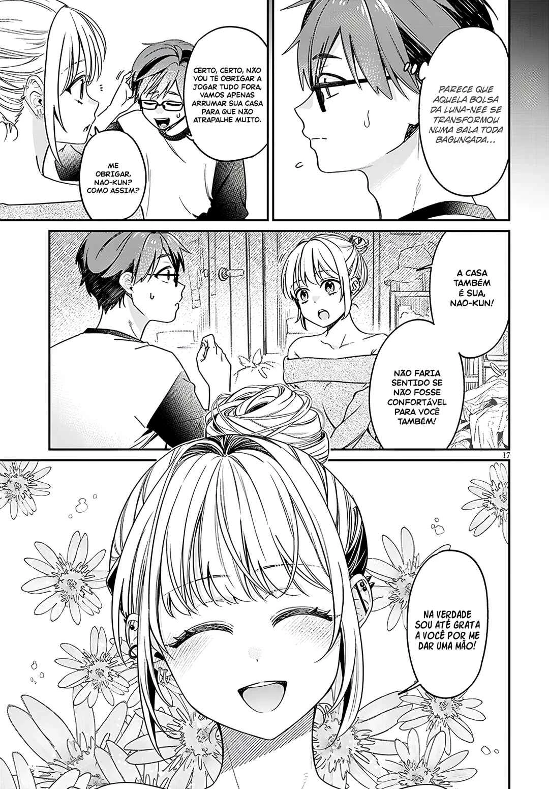 Kuse Tsuyo Kanojo wa Toko ni Izanau — Cap. 3, pág. 18