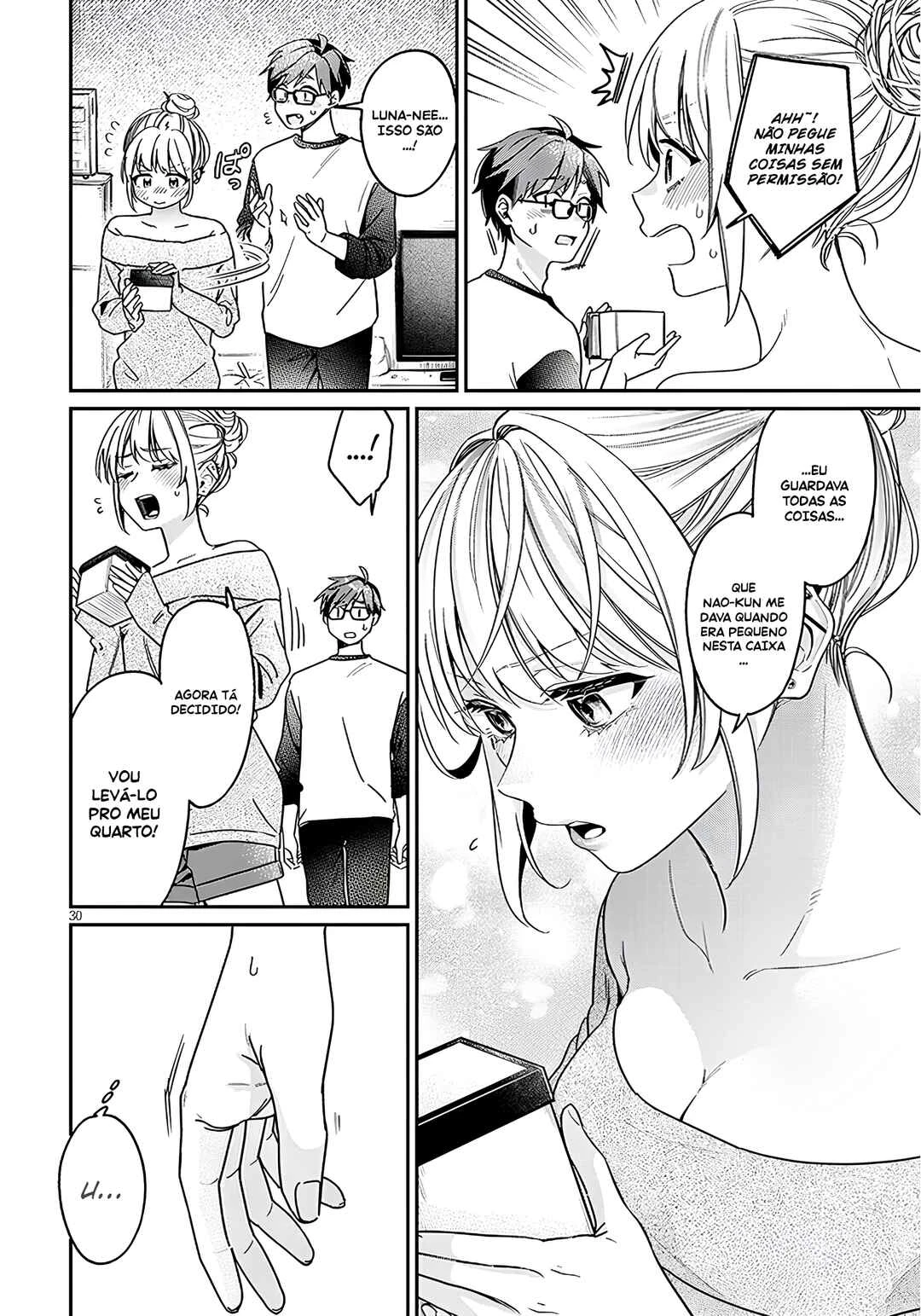 Kuse Tsuyo Kanojo wa Toko ni Izanau — Cap. 3, pág. 30