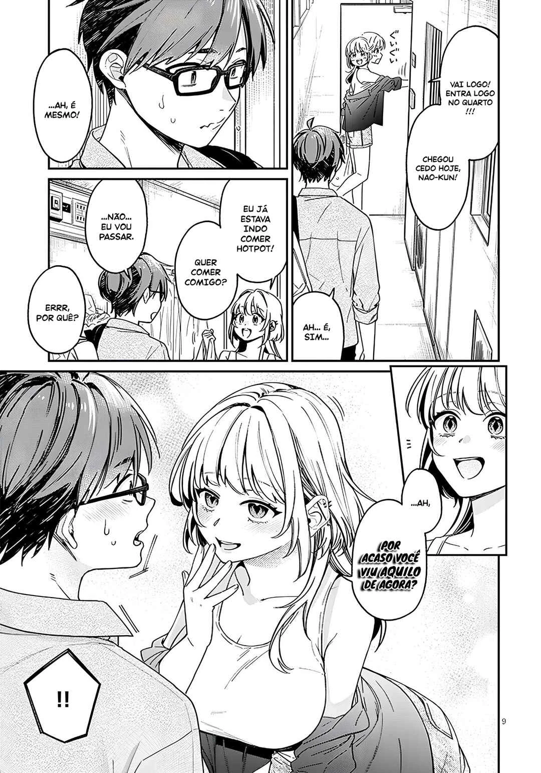 Kuse Tsuyo Kanojo wa Toko ni Izanau — Cap. 4, pág. 10
