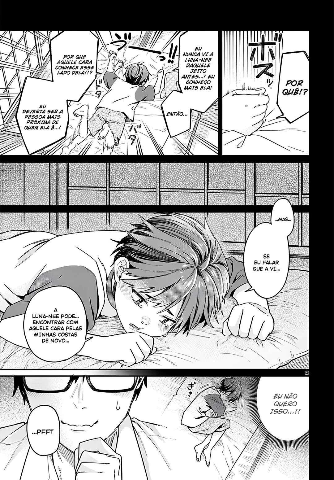 Kuse Tsuyo Kanojo wa Toko ni Izanau — Cap. 4, pág. 24