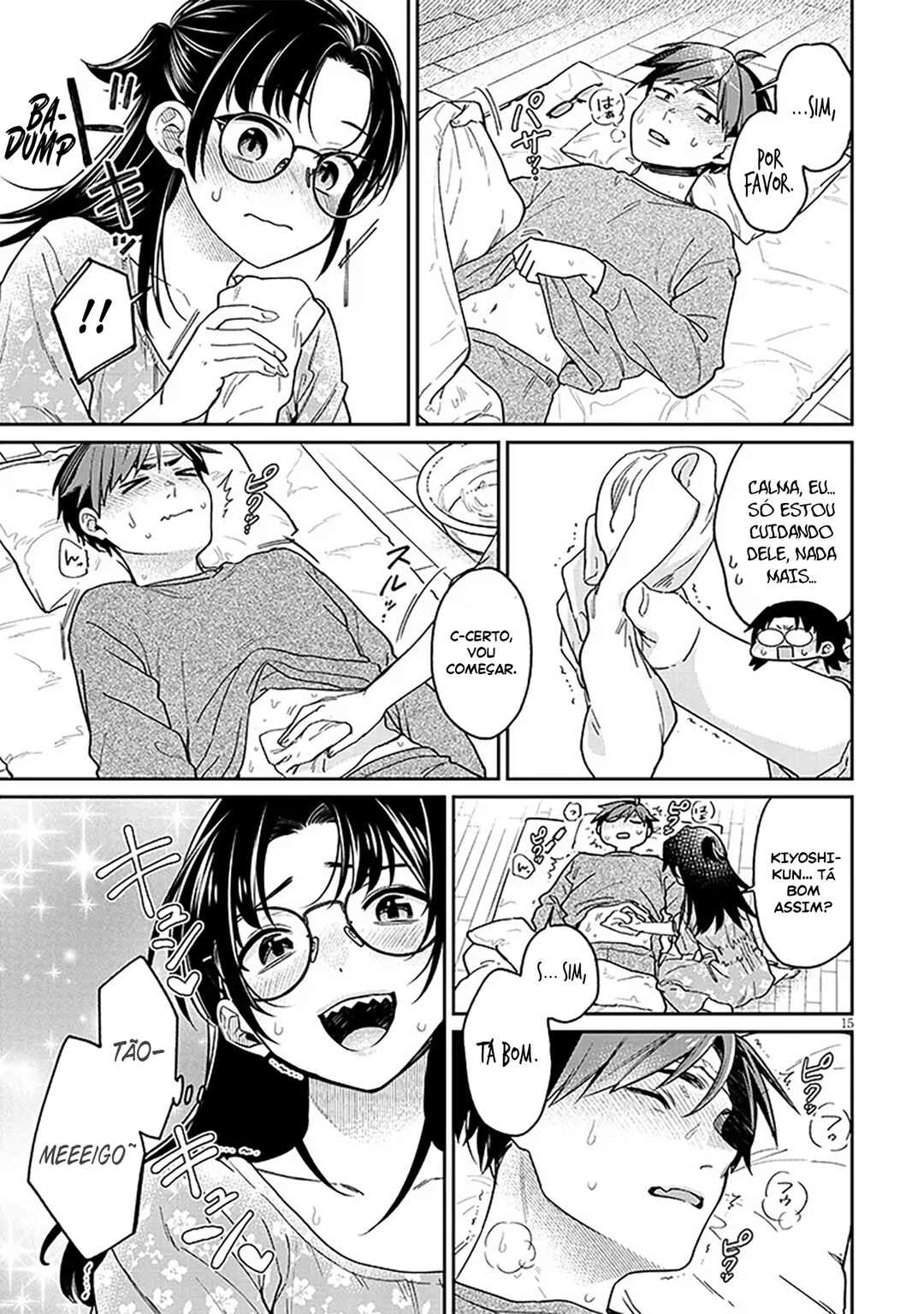 Kuse Tsuyo Kanojo wa Toko ni Izanau — Cap. 8, pág. 16